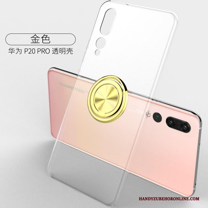 Huawei P20 Pro Hoesje Ring Anti-fall Zacht Scheppend Bescherming Hoes Net Red