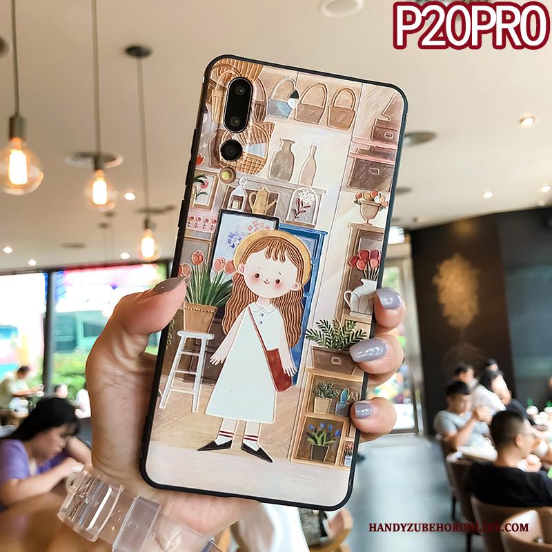 Huawei P20 Pro Persoonlijk Vers Groen Hoesje Telefoon Trendy Merk Anti-fall Hanger