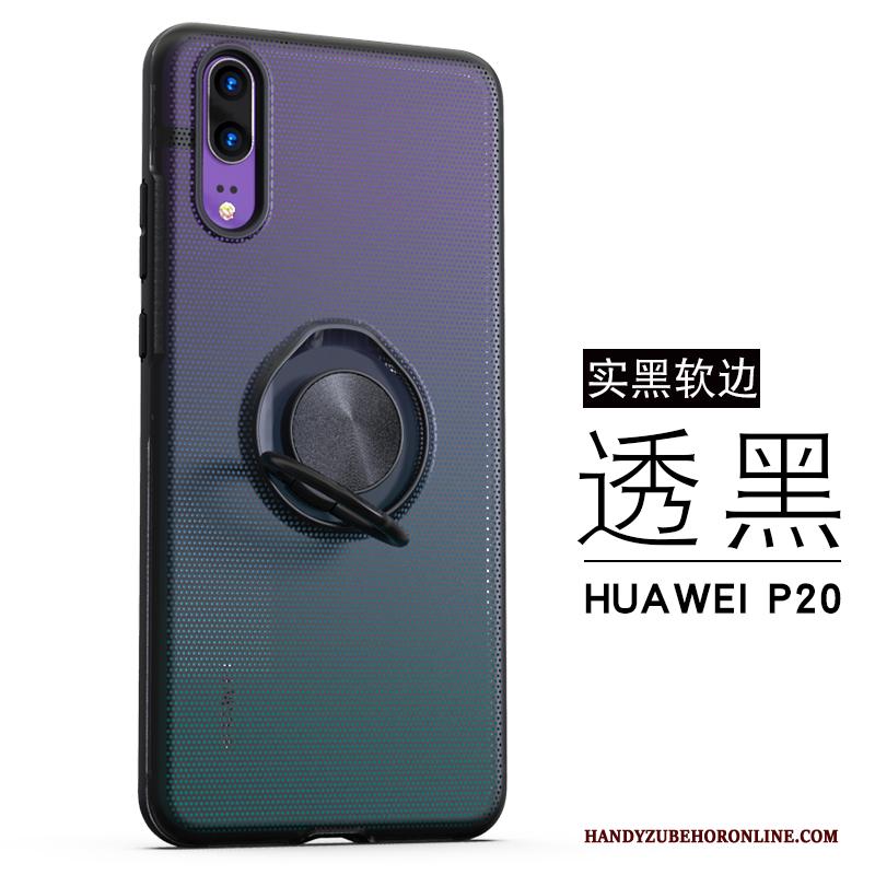 Huawei P20 Ring Wit Zacht All Inclusive Trend Anti-fall Hoesje