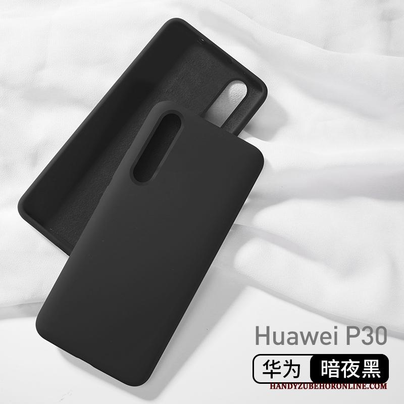 Huawei P30 All Inclusive Dun Hoesje Telefoon Trendy Merk Geel Anti-fall Scheppend