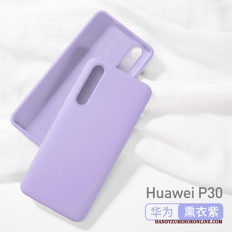 Huawei P30 All Inclusive Dun Hoesje Telefoon Trendy Merk Geel Anti-fall Scheppend