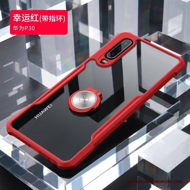 Huawei P30 Bescherming Anti-fall Siliconen Net Red Hoesje Telefoon Schrobben All Inclusive