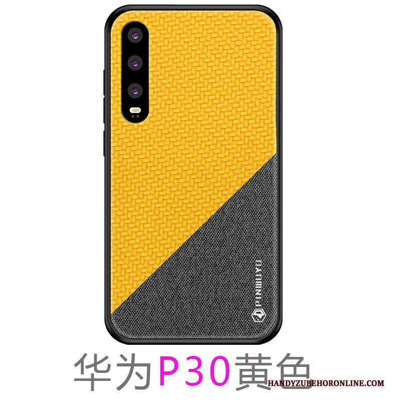 Huawei P30 Hoesje Dun Lovers Rood Trend Schrobben Hoes Bescherming