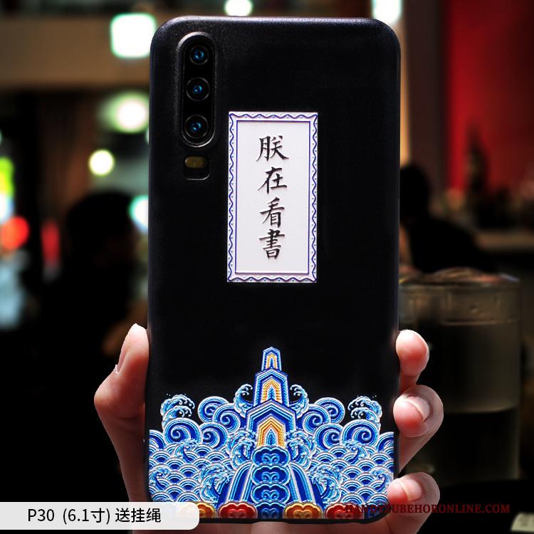 Huawei P30 Hoesje Dun Nieuw Net Red Lovers Anti-fall Persoonlijk Chinese Stijl