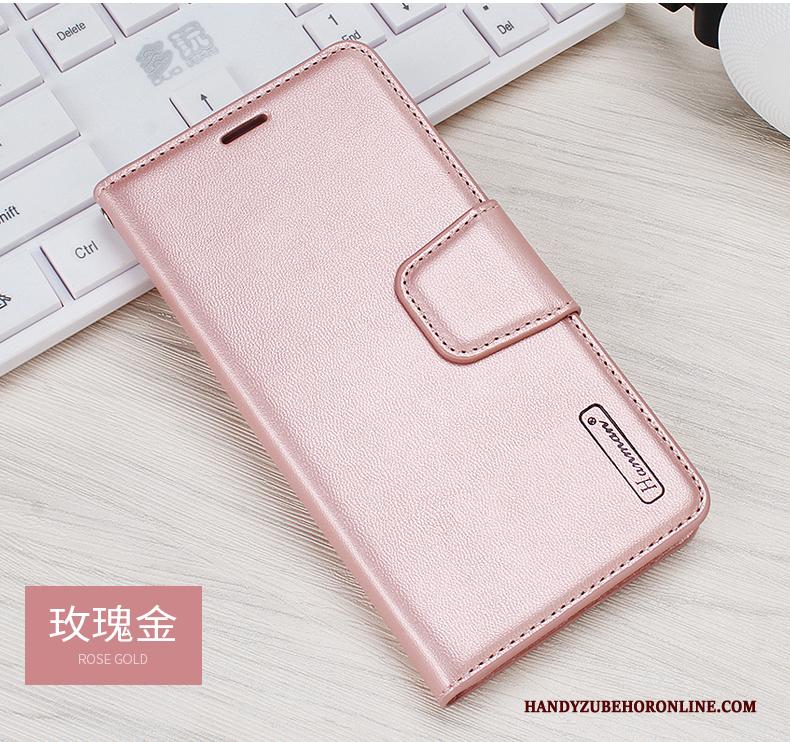 Huawei P30 Leren Etui All Inclusive Hoesje Mini Telefoon Kaart Patroon