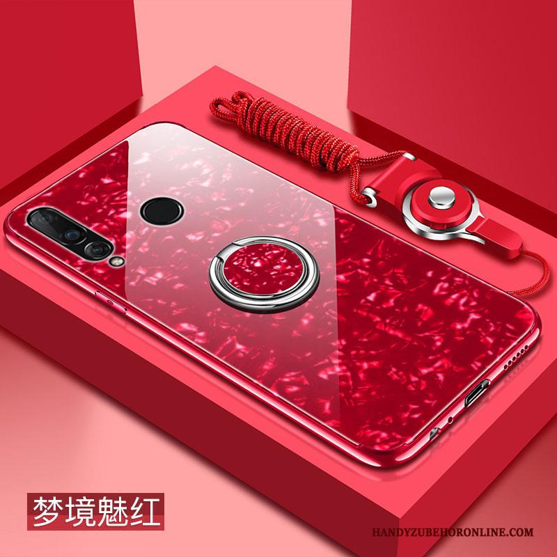 Huawei P30 Lite Hard Zacht Siliconen Roze Trend Hoesje Telefoon