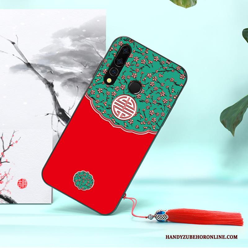 Huawei P30 Lite Hoes Persoonlijk Wind Anti-fall Mobiele Telefoon Hoesje Telefoon Rood