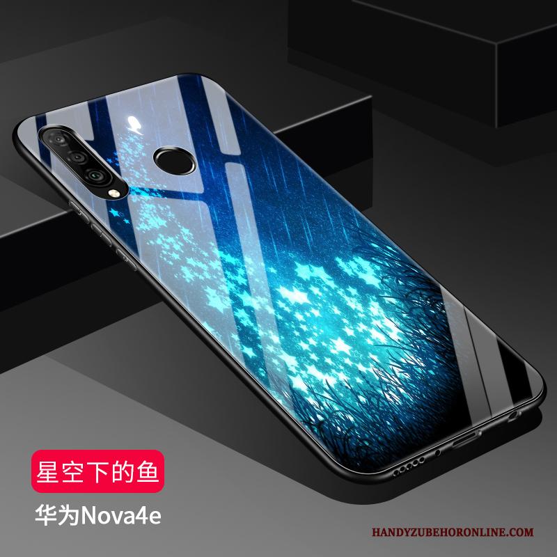 Huawei P30 Lite Hoes Zacht Mobiele Telefoon Siliconen Bescherming Hoesje Telefoon Zwart