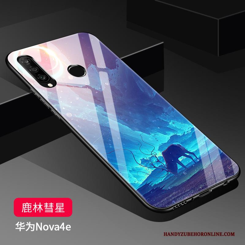 Huawei P30 Lite Hoes Zacht Mobiele Telefoon Siliconen Bescherming Hoesje Telefoon Zwart