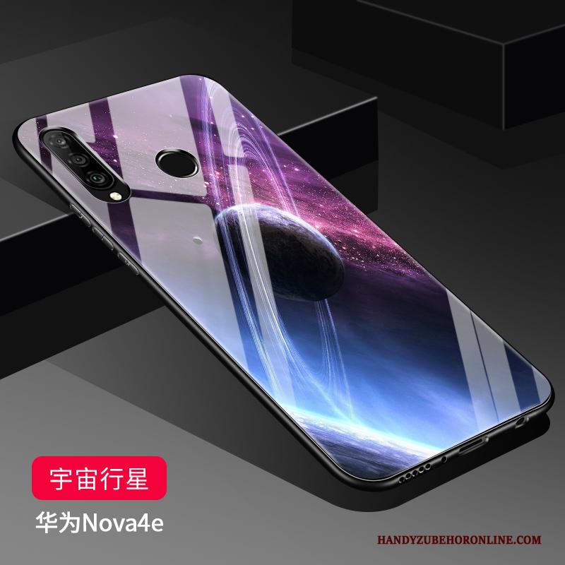 Huawei P30 Lite Hoes Zacht Mobiele Telefoon Siliconen Bescherming Hoesje Telefoon Zwart