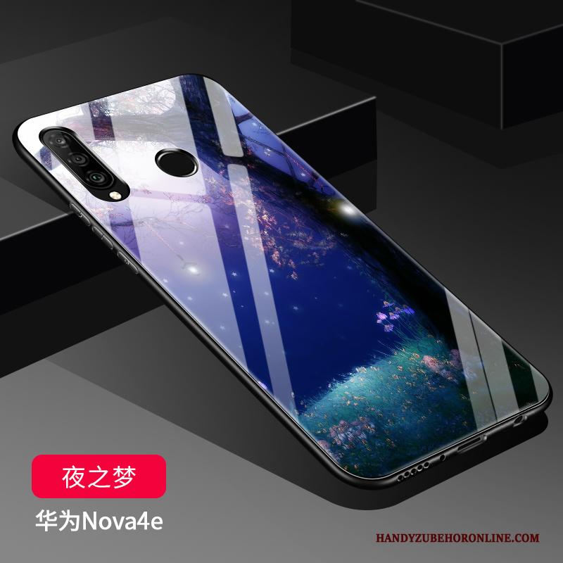 Huawei P30 Lite Hoes Zacht Mobiele Telefoon Siliconen Bescherming Hoesje Telefoon Zwart