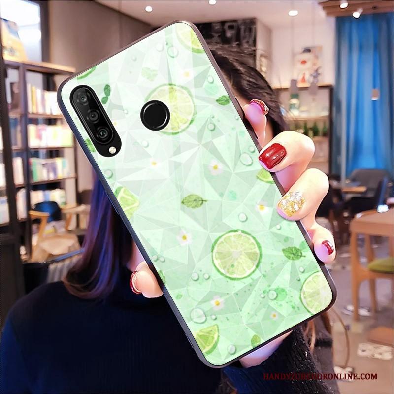 Huawei P30 Lite Hoesje Patroon Vers Ruit Hoes Anti-fall Mini All Inclusive