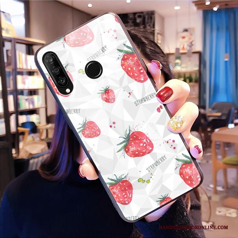 Huawei P30 Lite Hoesje Patroon Vers Ruit Hoes Anti-fall Mini All Inclusive