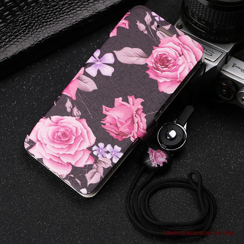 Huawei P30 Lite Hoesje Telefoon Bescherming Folio Hanger Roze