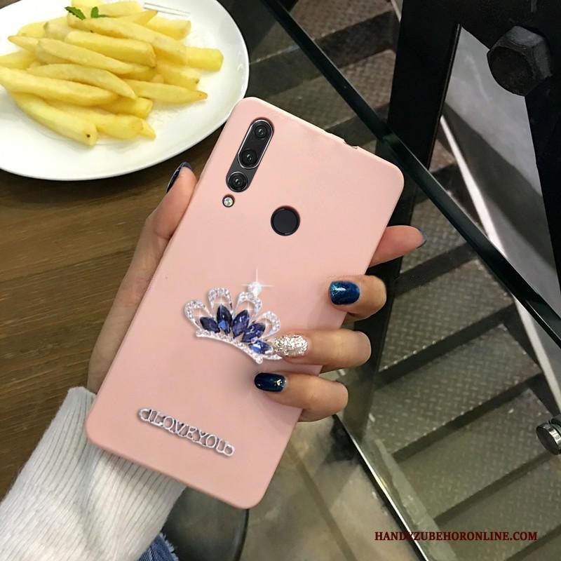 Huawei P30 Lite Hoesje Telefoon Schrobben Anti-fall Bescherming Roze Zacht All Inclusive