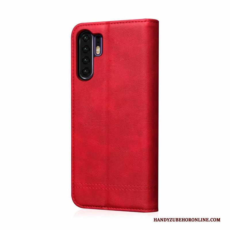 Huawei P30 Pro Bescherming Nieuw Hoesje Telefoon Leren Etui All Inclusive Folio Anti-fall