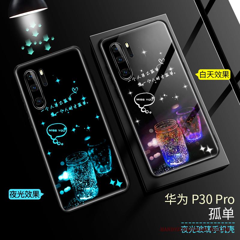 Huawei P30 Pro Bescherming Siliconen Hoesje Telefoon Net Red Glas Trendy Merk