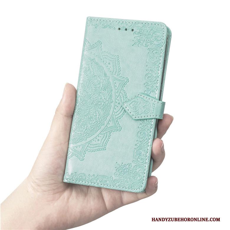 Huawei P30 Pro Hoes Clamshell Zacht Bescherming Groen Scheppend Hoesje Telefoon