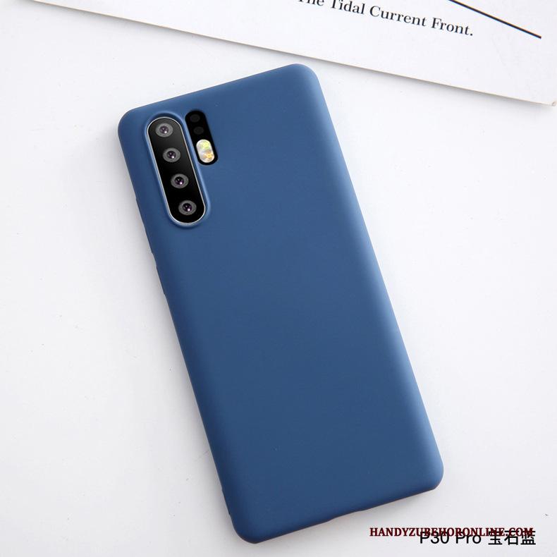 Huawei P30 Pro Hoes Siliconen Hoesje Telefoon Anti-fall Bescherming Leren Etui Zacht