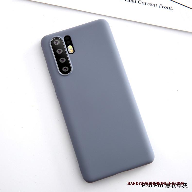 Huawei P30 Pro Hoes Siliconen Hoesje Telefoon Anti-fall Bescherming Leren Etui Zacht