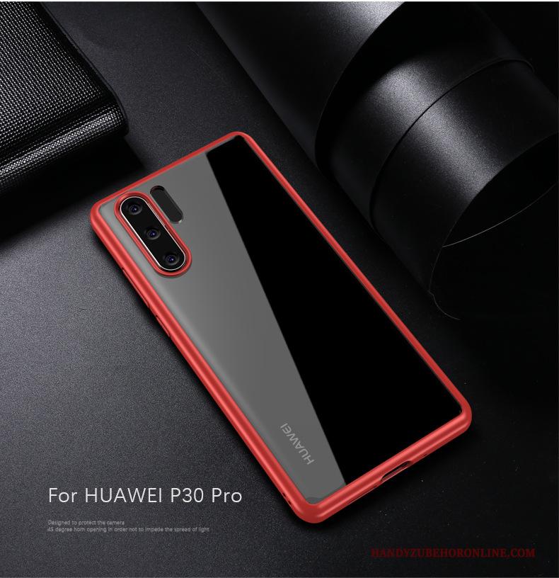 Huawei P30 Pro Hoesje Bescherming All Inclusive Lovers Net Red Scheppend Blauw Anti-fall