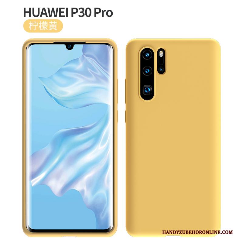 Huawei P30 Pro Hoesje Effen Kleur Groen Nieuw Trendy Merk Net Red Echte Bescherming