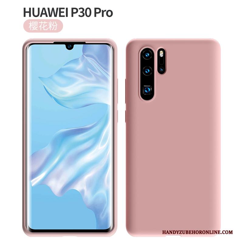 Huawei P30 Pro Hoesje Effen Kleur Groen Nieuw Trendy Merk Net Red Echte Bescherming