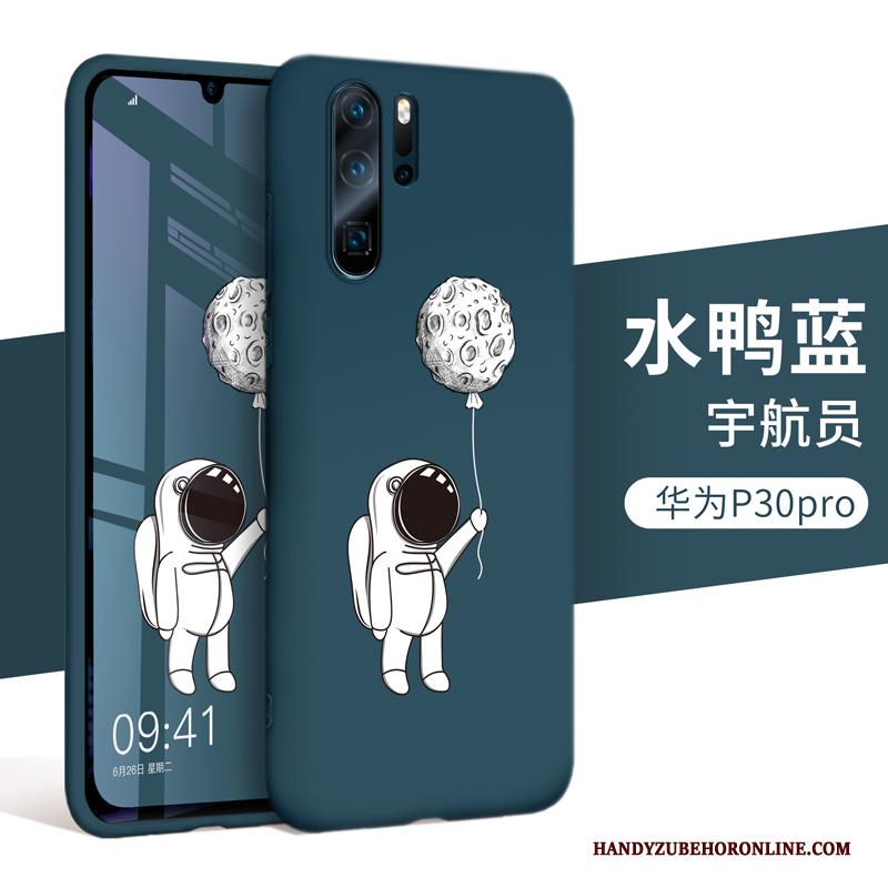 Huawei P30 Pro Hoesje Telefoon Zwart Anti-fall Zacht Siliconen Bescherming All Inclusive