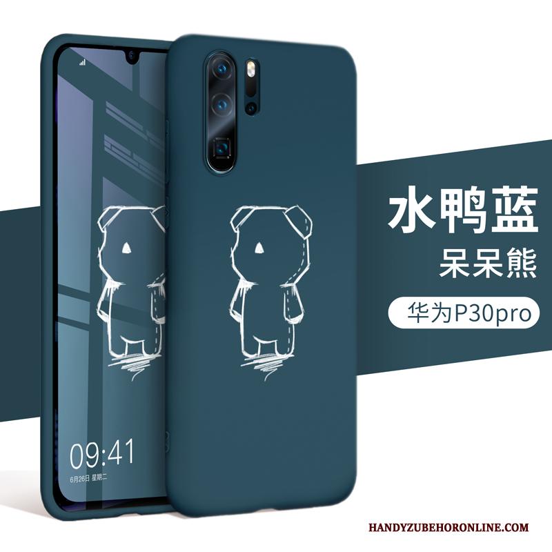 Huawei P30 Pro Hoesje Telefoon Zwart Anti-fall Zacht Siliconen Bescherming All Inclusive