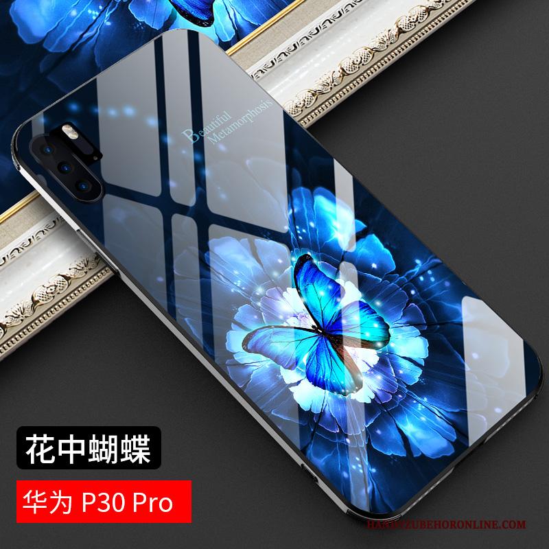Huawei P30 Pro Hoesje Zwart Anti-fall Dun Persoonlijk Trendy Merk Scheppend Bescherming