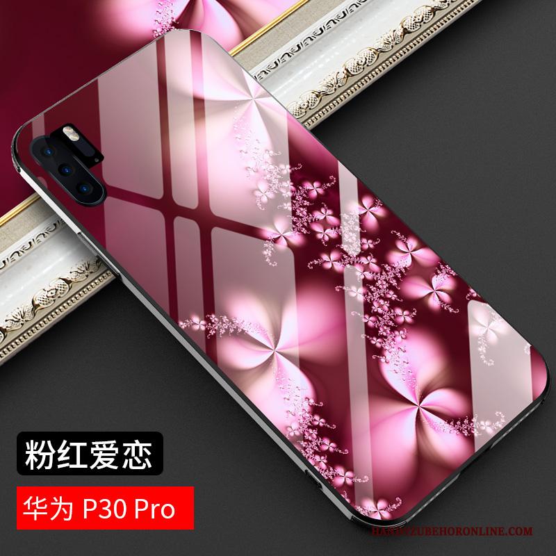Huawei P30 Pro Hoesje Zwart Anti-fall Dun Persoonlijk Trendy Merk Scheppend Bescherming