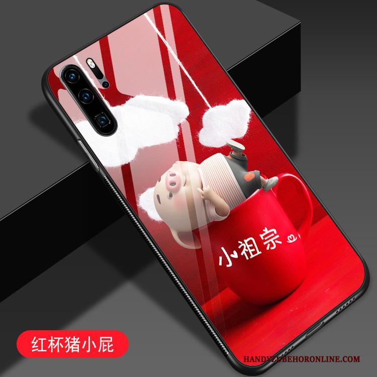 Huawei P30 Pro Mini Hoes Bescherming Hoesje Telefoon Glas Persoonlijk Anti-fall