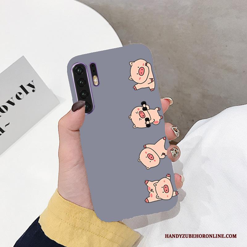 Huawei P30 Pro Rood Lovers Anti-fall Hoes Siliconen Mobiele Telefoon Hoesje