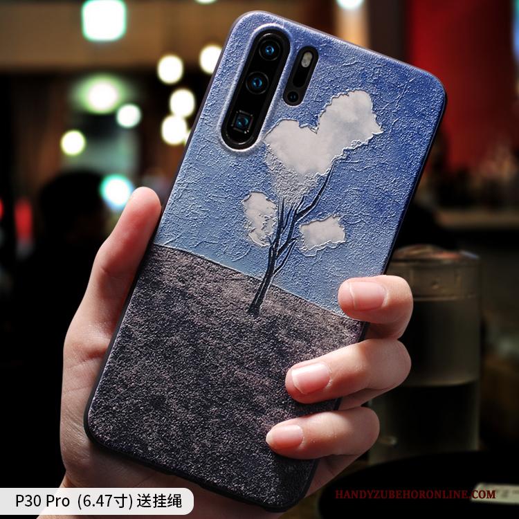 Huawei P30 Pro Schrobben Dun Zacht Anti-fall Hoes Hoesje Telefoon Nieuw