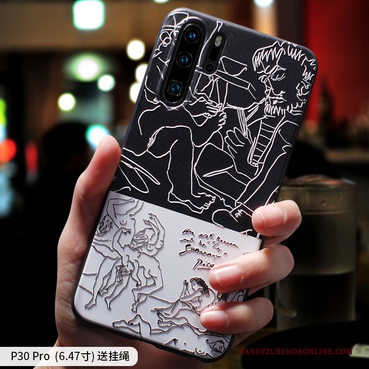 Huawei P30 Pro Schrobben Dun Zacht Anti-fall Hoes Hoesje Telefoon Nieuw