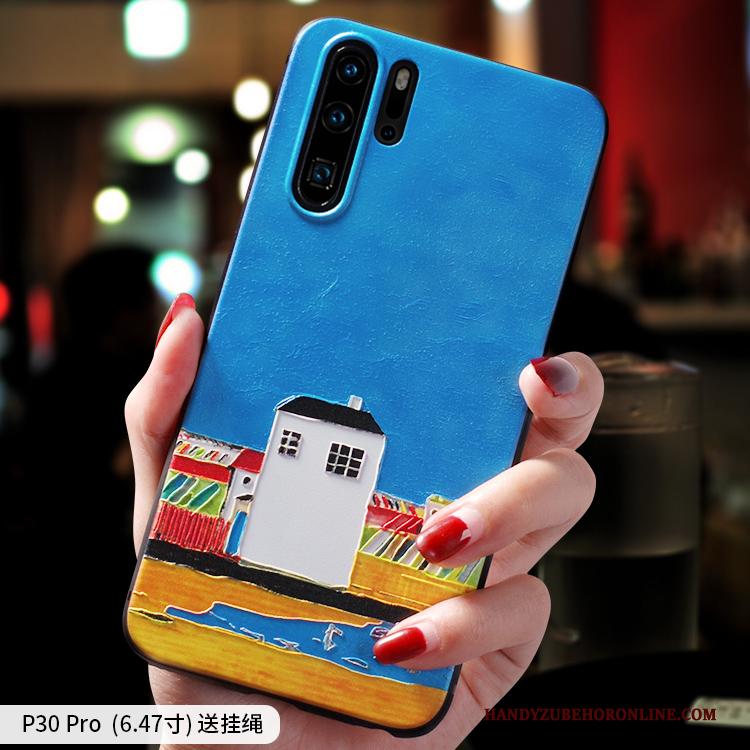 Huawei P30 Pro Siliconen Zacht Bescherming Mode All Inclusive Hoesje Telefoon Anti-fall