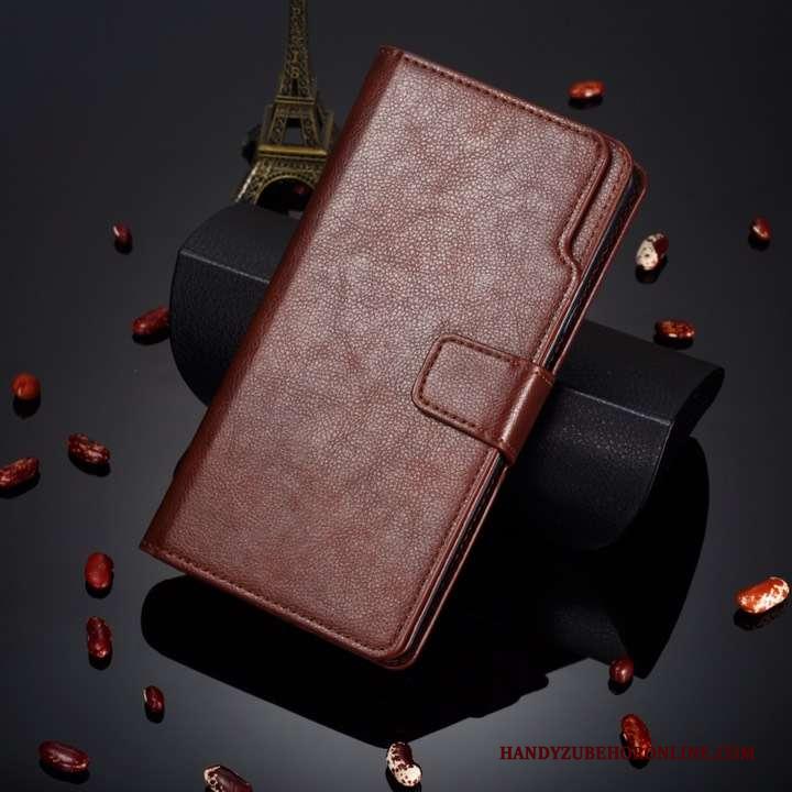 Huawei P30 Rood All Inclusive Hoesje Folio Anti-fall Zacht Eenvoudige