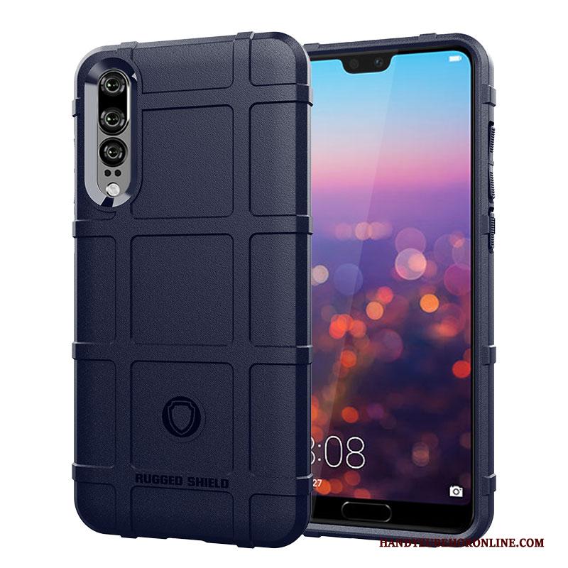 Huawei P30 Schrobben Siliconen All Inclusive Hoesje Trendy Merk Anti-fall Mobiele Telefoon