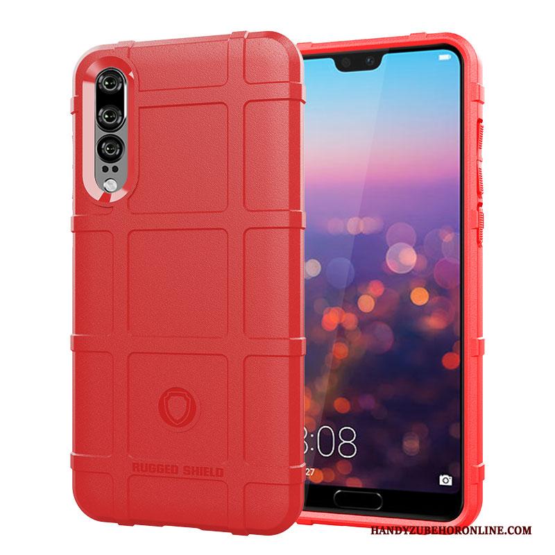 Huawei P30 Schrobben Siliconen All Inclusive Hoesje Trendy Merk Anti-fall Mobiele Telefoon