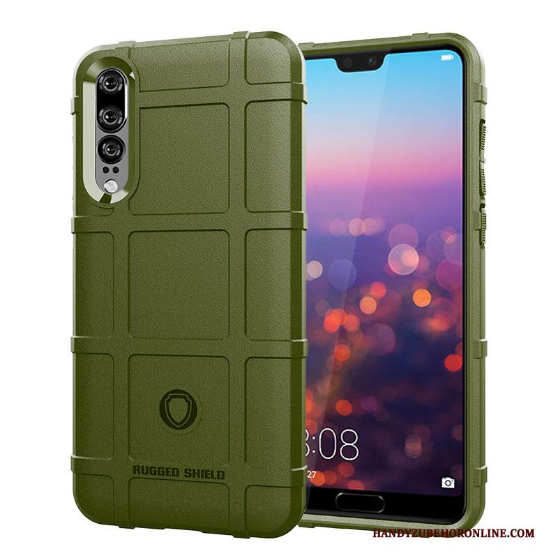 Huawei P30 Schrobben Siliconen All Inclusive Hoesje Trendy Merk Anti-fall Mobiele Telefoon