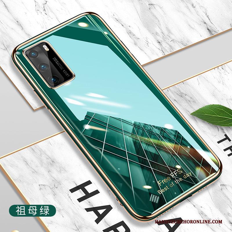 Huawei P40 Dun Hoesje Telefoon Siliconen Grijs Nieuw Net Red Trend