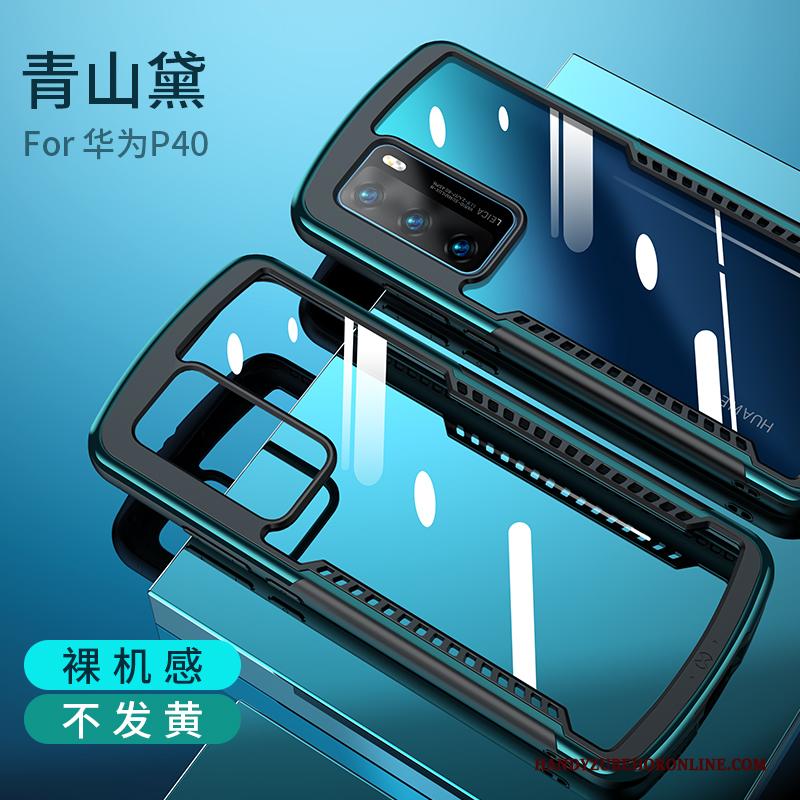 Huawei P40 Glas Hoes Persoonlijk Hoesje Telefoon Siliconen All Inclusive Doorzichtig