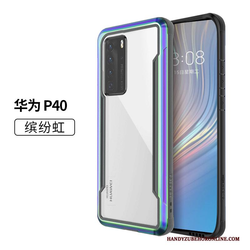 Huawei P40 Hoes Zwart All Inclusive Gasbag Trend Lichte En Dun Hoesje Telefoon