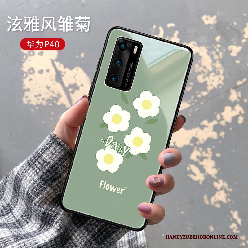 Huawei P40 Hoesje Groen Nieuw Mooie High End Net Red Koe Wind