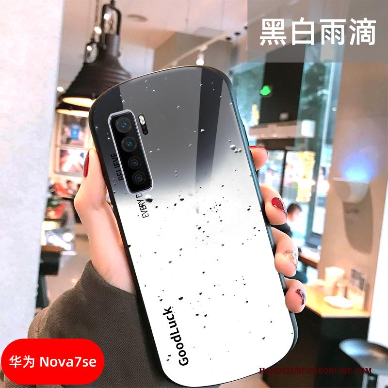 Huawei P40 Lite 5g Trendy Merk Hoes Scheppend Rondje All Inclusive Mini Hoesje Telefoon