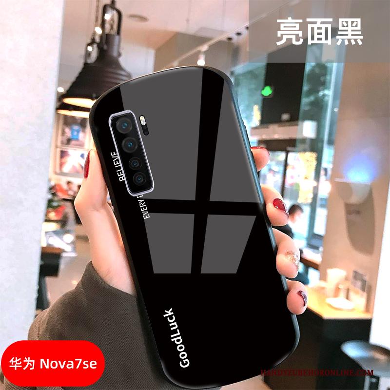Huawei P40 Lite 5g Trendy Merk Hoes Scheppend Rondje All Inclusive Mini Hoesje Telefoon