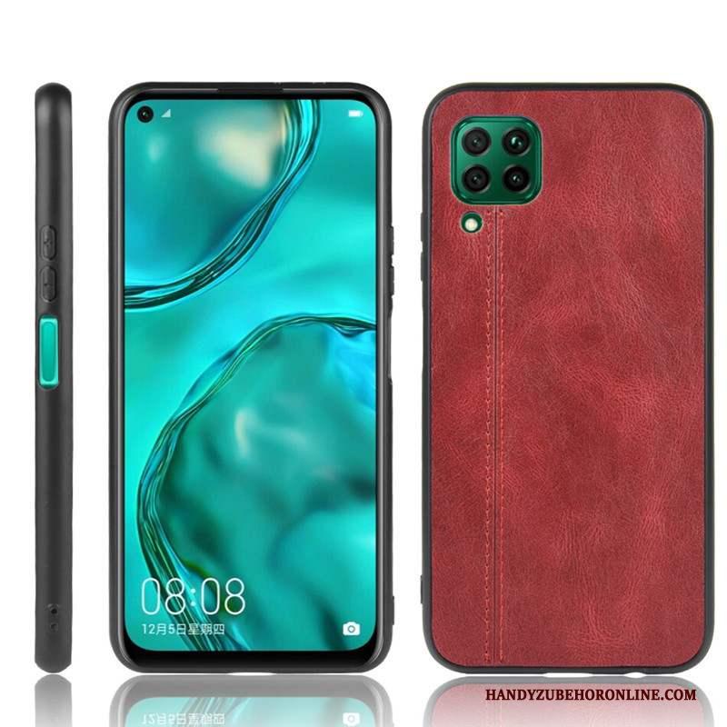 Huawei P40 Lite Zacht Blauw All Inclusive Hoes Bescherming Eenvoudige Hoesje