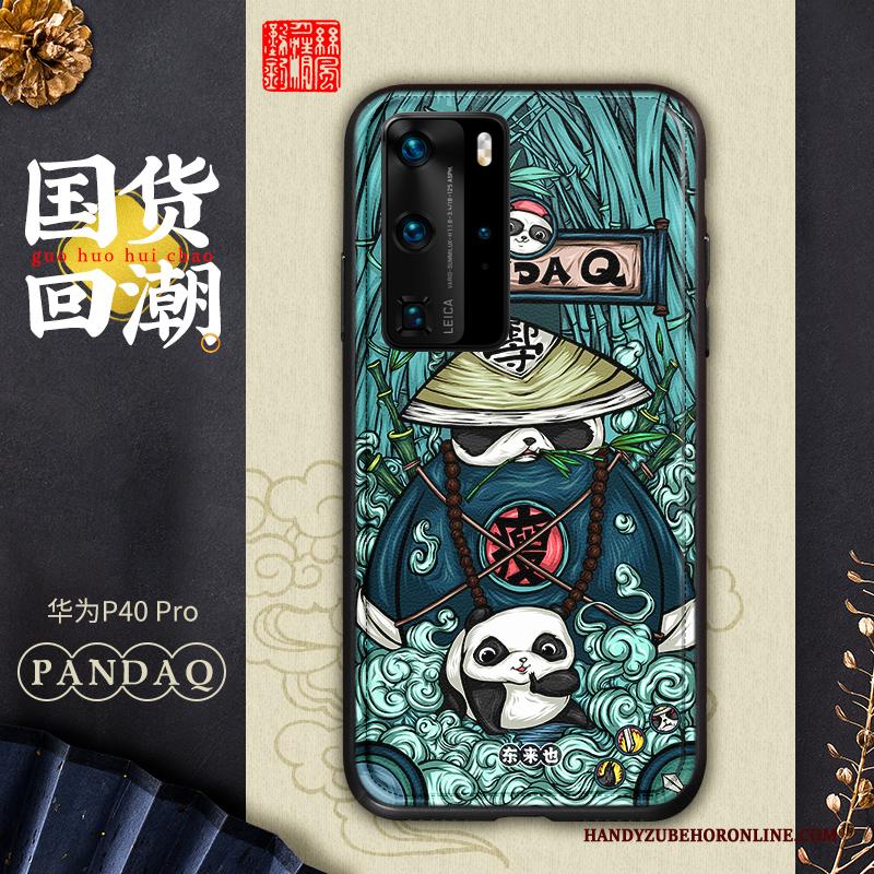 Huawei P40 Pro Hoesje Scheppend Anti-fall Telefoon Kleur Lovers Chinese Stijl