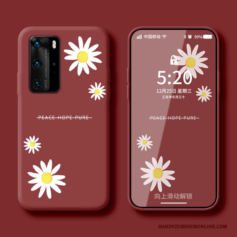 Huawei P40 Pro Hoesje Zacht Scheppend Mooie Bescherming Anti-fall Lovers Mini