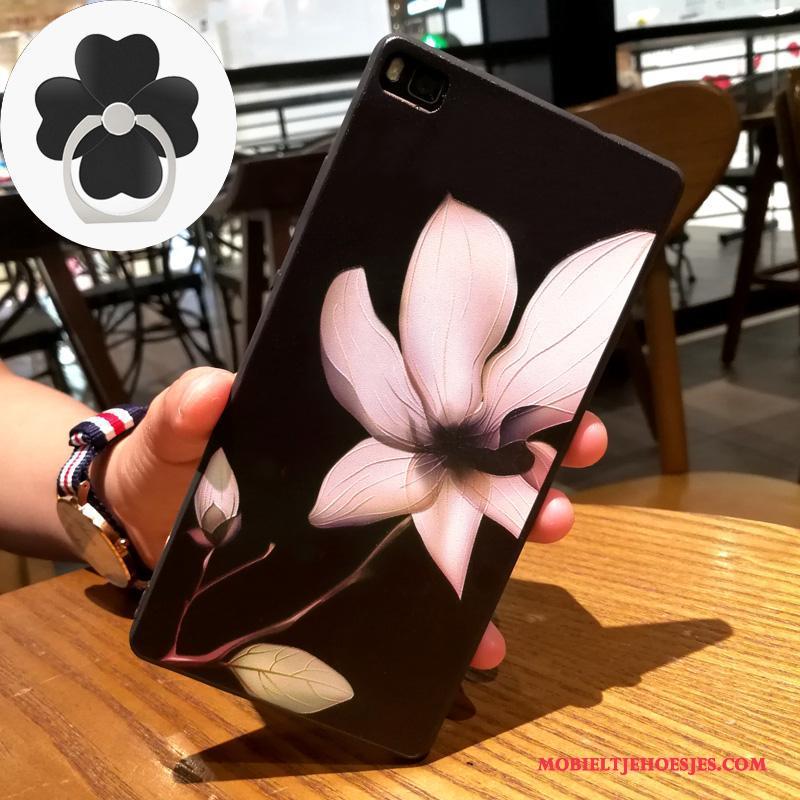 Huawei P8 Bescherming Trend Hoge Hoes Hoesje Kunst Siliconen